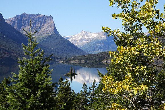 View towards the Goose Island Glacier