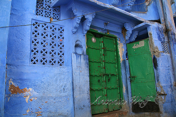 Blue and Green - Blue City