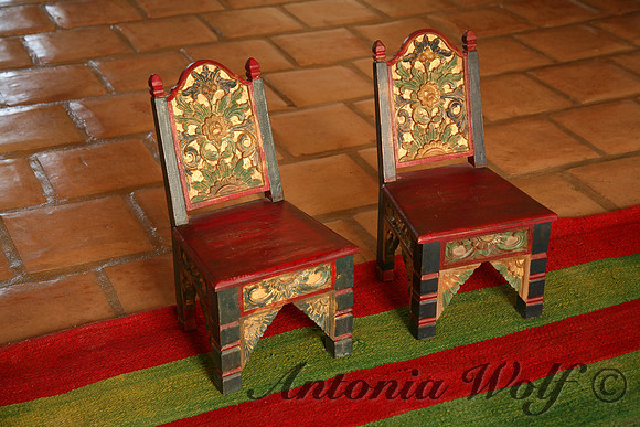 Carved Children Chairs