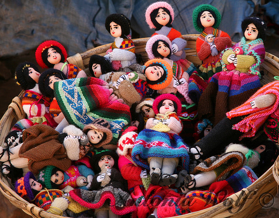 Doll Basket in the Market