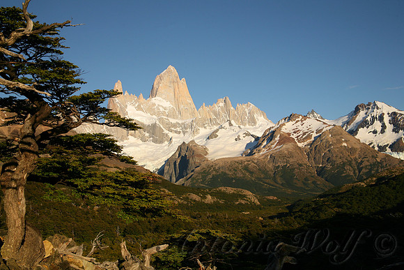 Fitz Roy in the Morning Sun