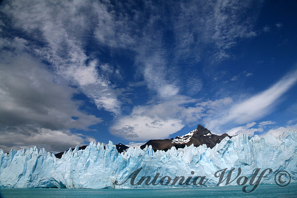 Moreno Glacier against the Sky