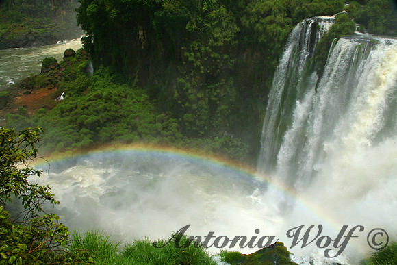 Rainbow Touch Iguazu Falls