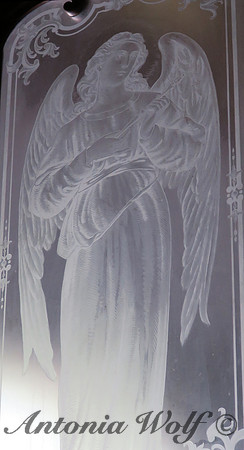 Angel Carved in Glass
