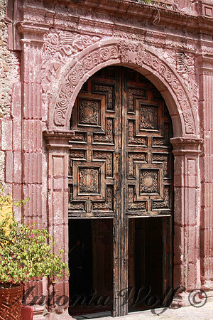 Spanish Ornate Door in San Miguel
