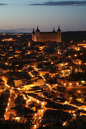 View Across Toledo in Ambien Light