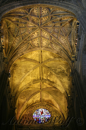 Ceiling Cathedral of Sevilla