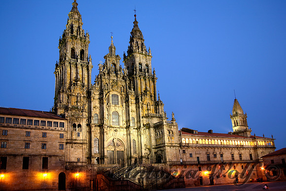 Santiago Cathedral in Ambien Light