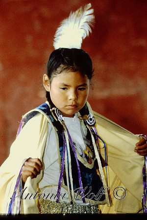 Young Blackfoot Indian Girl